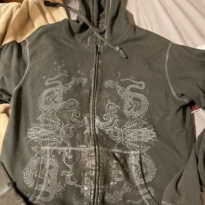 DKNY zip up hoodie